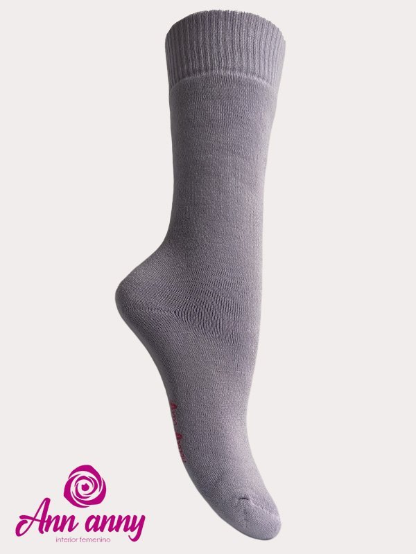 Medias Caña Larga Color Entero Pack X3 - Código M025
