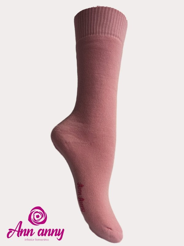 Medias Caña Larga Color Entero Pack X3 - Código M025