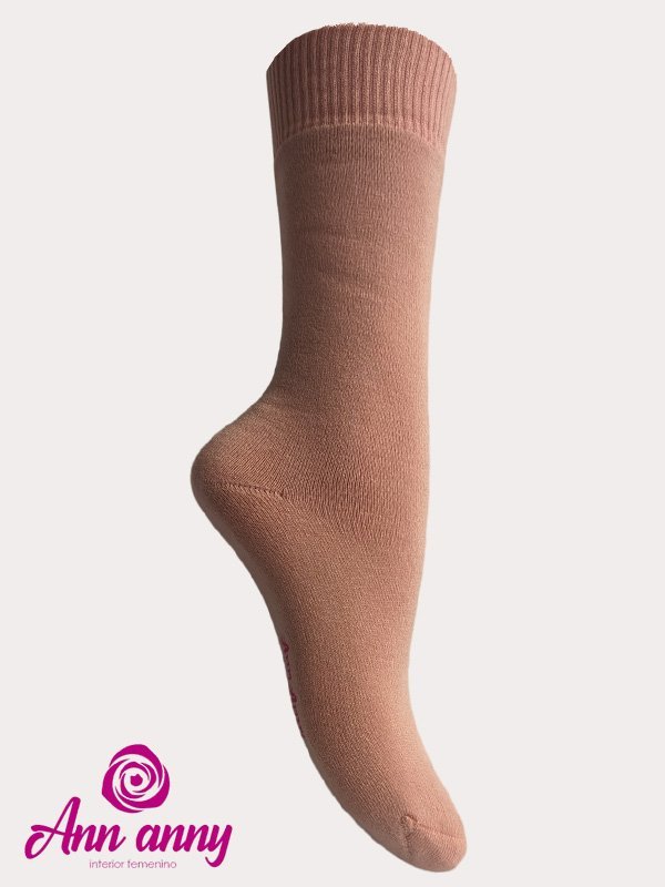 Medias Caña Larga Color Entero Pack X3 - Código M025