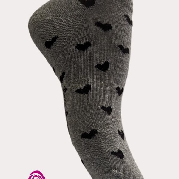 Medias Taloneras Diseño Corazón Pack X3(Diseño4) - Código M011