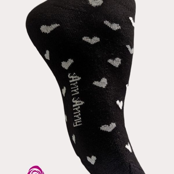 Medias Taloneras Diseño Corazón Pack X3(Diseño2) - Código M011