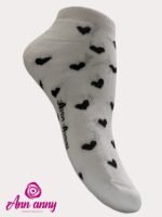 Medias Taloneras Diseño Corazón Pack X3(Diseño2) - Código M011