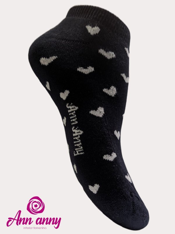 Medias Taloneras Diseño Corazón Pack X3(Diseño3) - Código M011