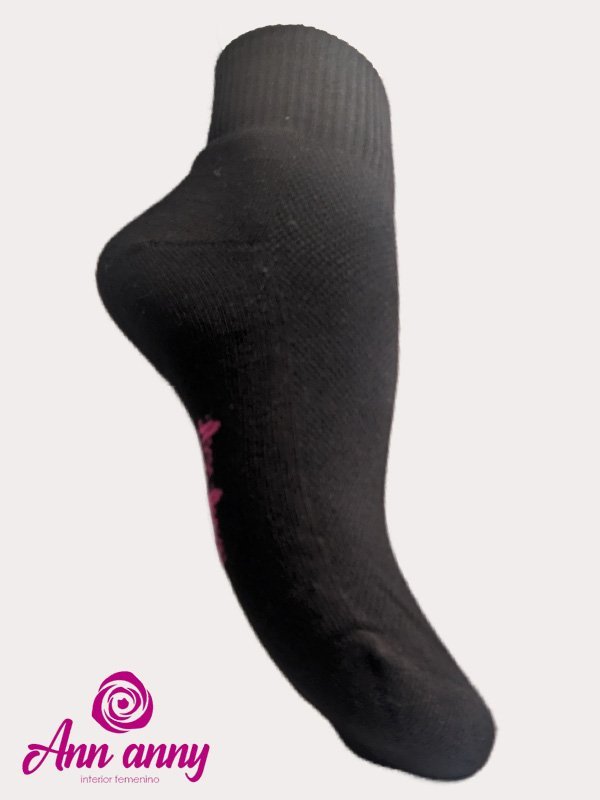 Medias Tobilleras Colores Entero Pack X3 - Código M014