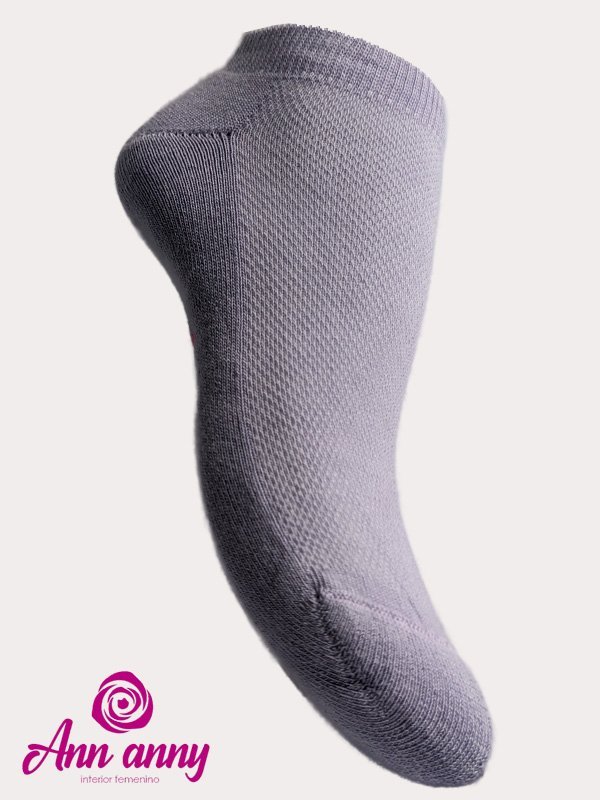 Medias Taloneras Color Entero Pack X3 - Código M013