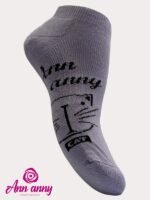 Medias Taloneras Diseño Gato Pack X3(Diseño1) - Código M011